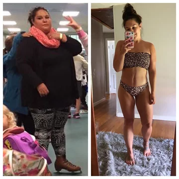 Nicole Caperilla przed i po metamorfozie 