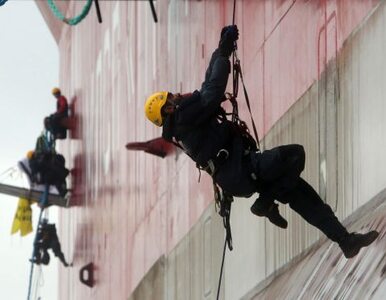 Miniatura: Arktyka: działacze Greenpeace...