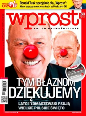 Okładka tygodnika Wprost nr 22/2012 (1528)