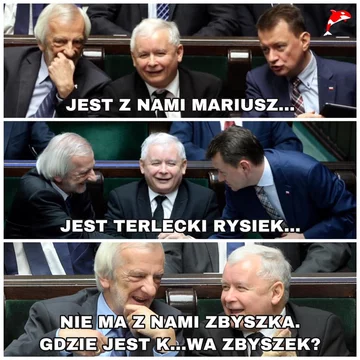 Negocjacje w Zjednoczonej Prawicy. Memy 