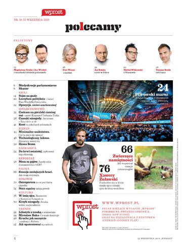 Spis treści &bdquo;Wprost&rdquo;