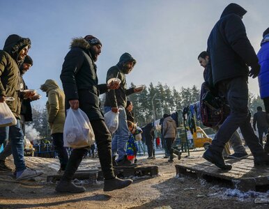 Miniatura: NA ŻYWO: Granica polsko-białoruska....