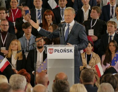 Miniatura: Tusk pouczał polityków PO, zaatakował PiS....