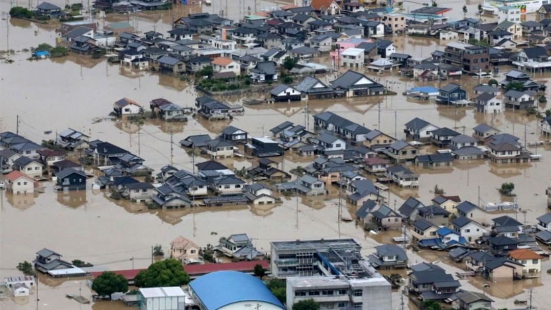 Powódź w Japonii 