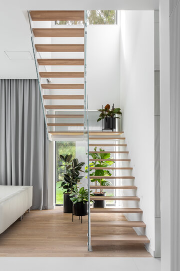 Willa nad rozlewiskiem Narwi, projekt Art&rsquo;Up Interiors