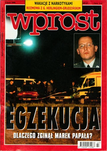 Okładka tygodnika Wprost nr 27/1998 (814)