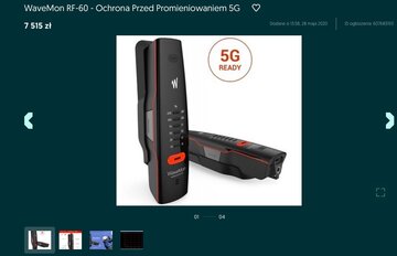 Produkty &bdquo;chroniące&rdquo; przed 5G z&nbsp;ogłoszeń na&nbsp;OLX