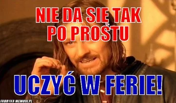 Mem z okazji ferii zimowych 