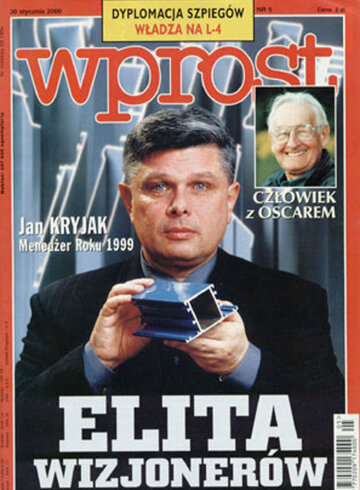 Okładka tygodnika Wprost nr 5/2000 (896)