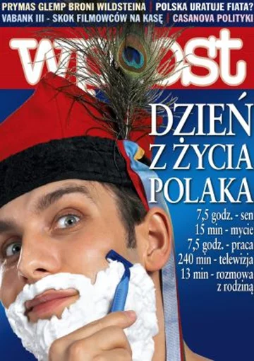 Okładka tygodnika Wprost nr 8/2005 (1160)