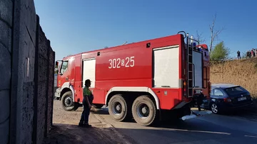 Pożar sortowni śmieci w Siemianowicach Śląskich 