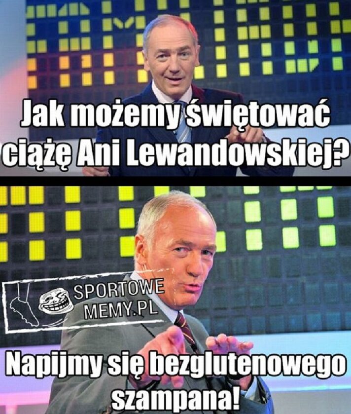 Lewandowski zostanie ojcem - memy 