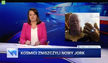 Mem po materiale Wiadomości TVP 