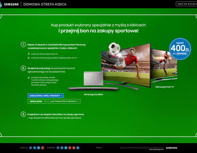 Miniatura: Samsung wspiera miłośników sportu