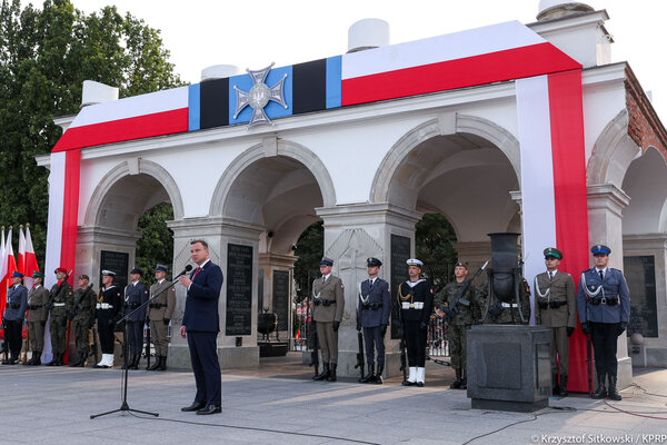 Miniatura: Prezydent Andrzej Duda na Apelu Pamięci z...