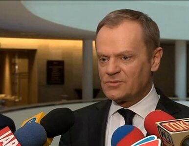 Miniatura: Tusk: Chcemy wspólnej polityki...