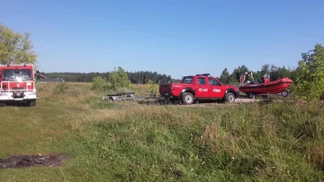 Akcja poszukiwawcza nad jeziorem Toczyłowo 