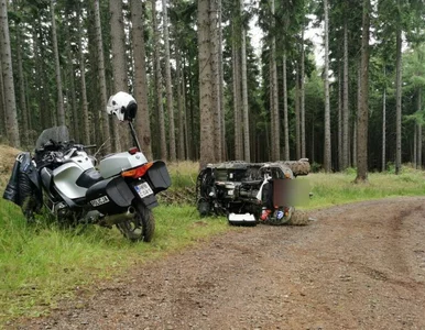 Miniatura: Chciał pojeździć w górach na quadzie....