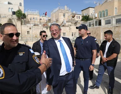 Miniatura: Izrael. Jeden z czołowych ministrów miał...