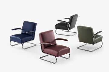 Nowe modele kolekcji JS . THONET pokazują, jak Jil Sander interpretuje ikony Bauhausu, łącząc klasyczne projekty Thoneta z&nbsp;minimalistycznym podejściem do&nbsp;materiał&oacute;w i&nbsp;detalu