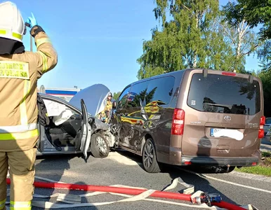 Miniatura: Karambol pod Płońskiem. W zdarzeniu brały...