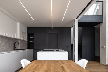 Mieszkanie na&nbsp;poddaszu, projekt Komon architekti