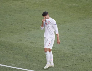 Miniatura: Euro 2020. Morata i jego żona ofiarami...