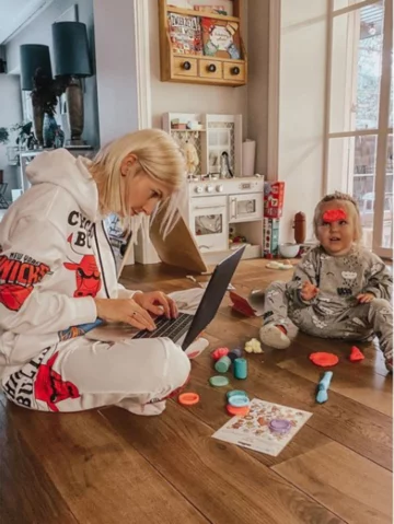 Edyta Pazura z dziećmi 