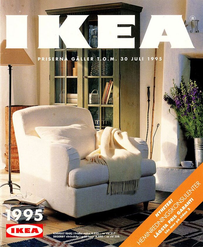 Okładka katalogu IKEA z 1995 roku 