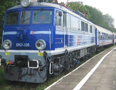 Miniatura: Pociąg, który wykoleił się w Łódzkiem...