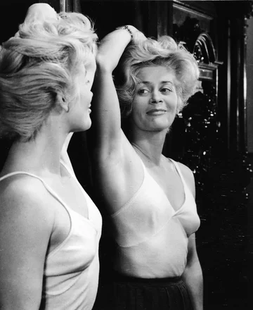 Kadr z filmu „Spóźnieni przechodnie” 1962. Kadr z filmu „Spóźnieni przechodnie” w reżyserii Jana Rybkowskiego, n/z Alina Janowska.