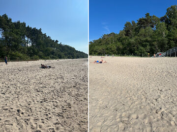 Plaża bez parawan&oacute;w