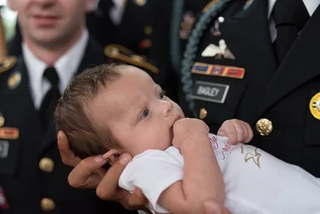 Sesja zdjęciowa córki Christophera i Britt Harrisów 