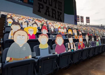 Postaci z serialu „South Park” na stadionie drużyny Denver Broncos 