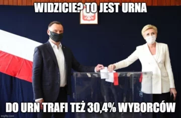 Mem po ogłoszeniu wyników I tury wyborów prezydenckich 