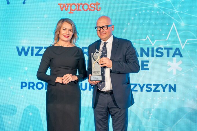 Prof. Artur Jurczyszyn z nagrodą Wizjoner Humanista w Medycynie