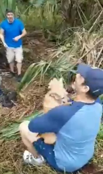 Poszukiwania psa trwały kilka dni. Tak przywitał właściciela 