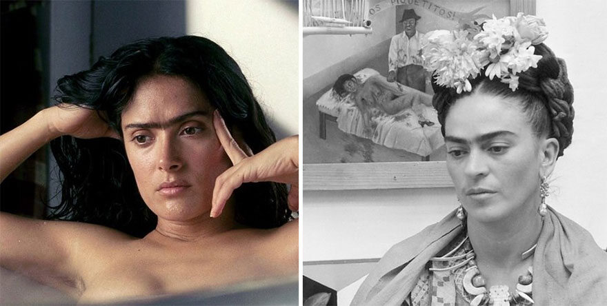 Salma Hayek jako Frida Kahlo