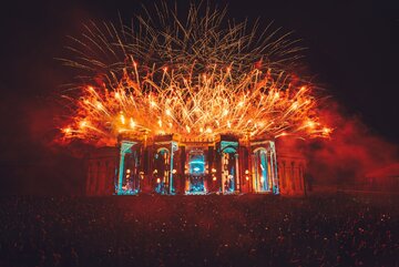 Sunrise Festival, pirotechnika