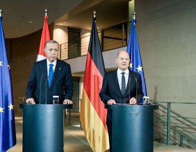 Miniatura: Erdoğan i Scholz spotkali się w Berlinie....