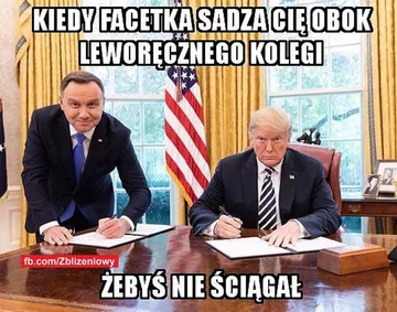 Mem po spotkaniu Duda-Trump 