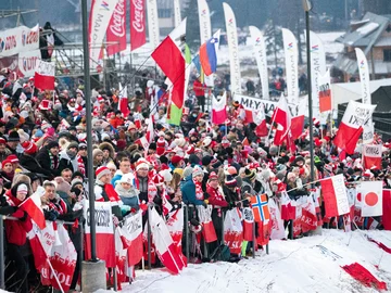 Kibice na Wielkiej Krokwi 