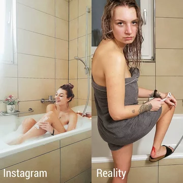 Instagram kontra rzeczywistość oczami pewnej internautki 