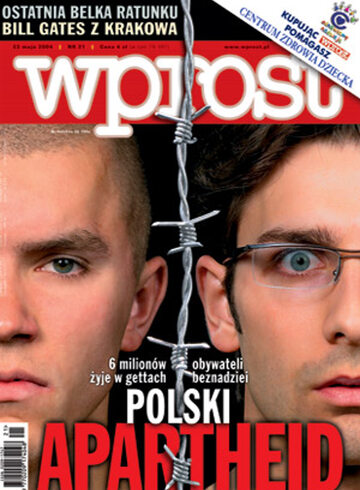 Okładka tygodnika Wprost nr 21/2004 (1121)