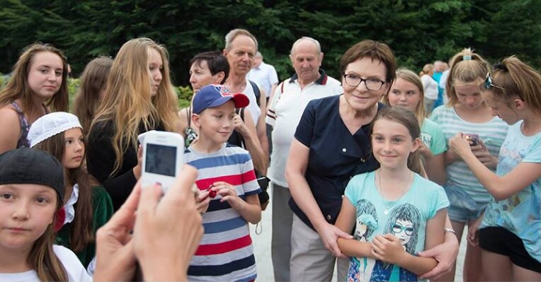 Miniatura: Ewa Kopacz w Muszynie