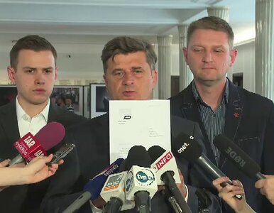 Miniatura: Palikot: Rząd z Kaczyńskim? Brzydziłbym...