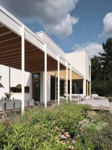 Dom nad jeziorem, projekt Ghoche Architect