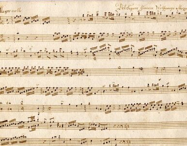 Miniatura: Znaleziono utwór 10-letniego Mozarta