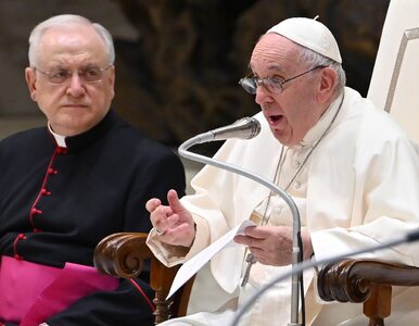 Miniatura: Papież odszedł od scenariusza audiencji i...