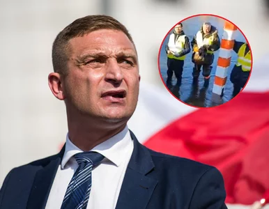 Miniatura: Bąkiewicz prowokuje przy granicy....